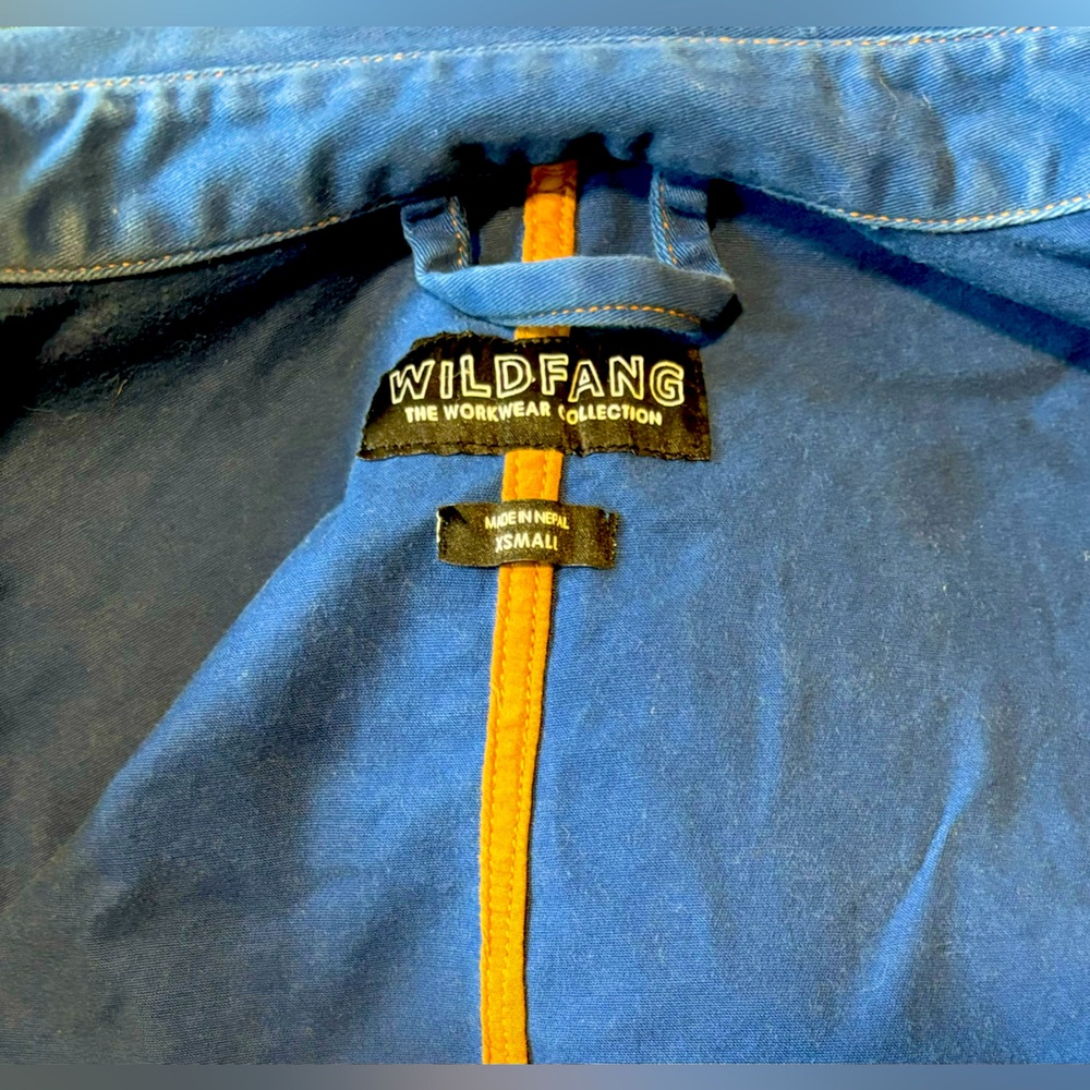 Wildfang The Essential Chore Coat Barn Jacket Cobalt Blue XS - Picture 5 of 5
